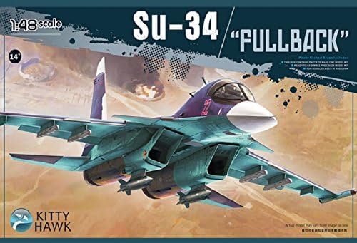 Kitty Hawk Model 1/48 Russia air force Sukhoi Su-34 Fullback Figure 3 pieces set plastic model KITKH80141