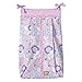 Trend Lab Grace 5 Piece Crib Bedding Set, Purple, Blue, Gray and White