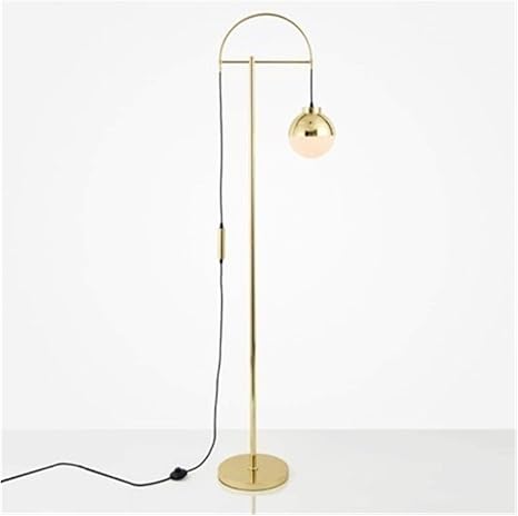 Amazon Co Jp フロアランプ ポストモダンノルディックスタイルボール研究装飾品アート例部屋座っている部屋の寝室の床ランプ Lampshade Color Silver ホーム キッチン