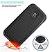 Motorola Moto E Case, Moto E 1st Gen Case, Tekcoo(TM) [Tmajor Series] [Black/Black] Shock Absorbing Hybrid Rubber Grip Plastic Impact Defender Rugged Slim Hard Case Cover Shell for Moto E 2014