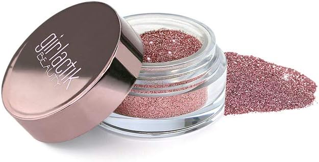 GirlactikUsa. Loose Pink Metallic Eyeshadow Pot . Eye Sparkles Shimmer. High Pigment Powder Pink Sparkle
