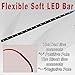 4PCS Waterproof Car COB LED 12V Lights High Power DRL Daytime Running Fog Driving Lamp Red (blue)