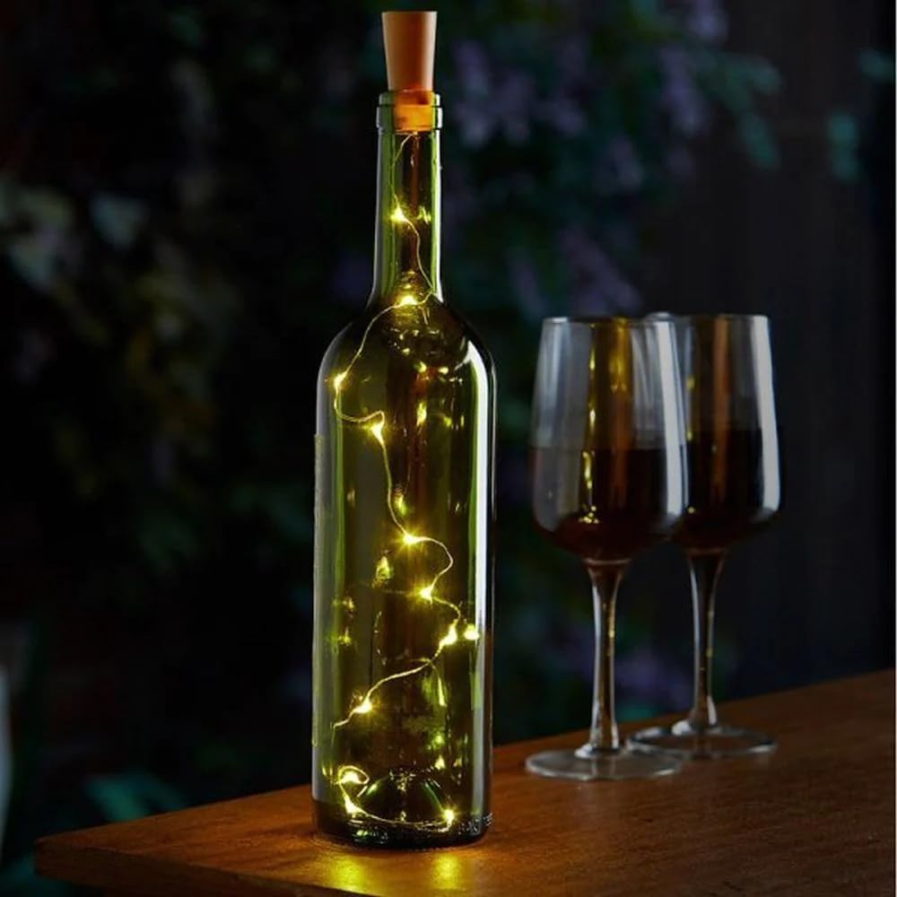 Online Garden Centre Ansell's® Classic String Lights Bottle It! Warm White - Triple Pack