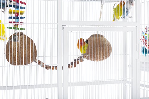 Prevue Pet Products Naturals Double Coconut Walk for Small Animals & Birds 62818