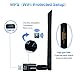 USB WiFi Adapter 1200Mbps,USB 3.0 Wireless Network WiFi Dongle with 5dBi Antenna for PC Desktop Laptop Mac, Dual Band 2.4G/5G 802.11ac,Support Windows 10/8/8.1/7/Vista/XP/2000, Mac10.6-10.15