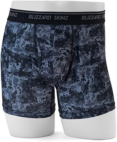 Blizzard Skinz Men's Performance Boxer Briefs Black Camoflague Size X-Large