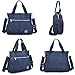 Tote Bag,Nylon Lightweight Handbags for Women with Multi-Pocketed by ZYSUN (Blue)