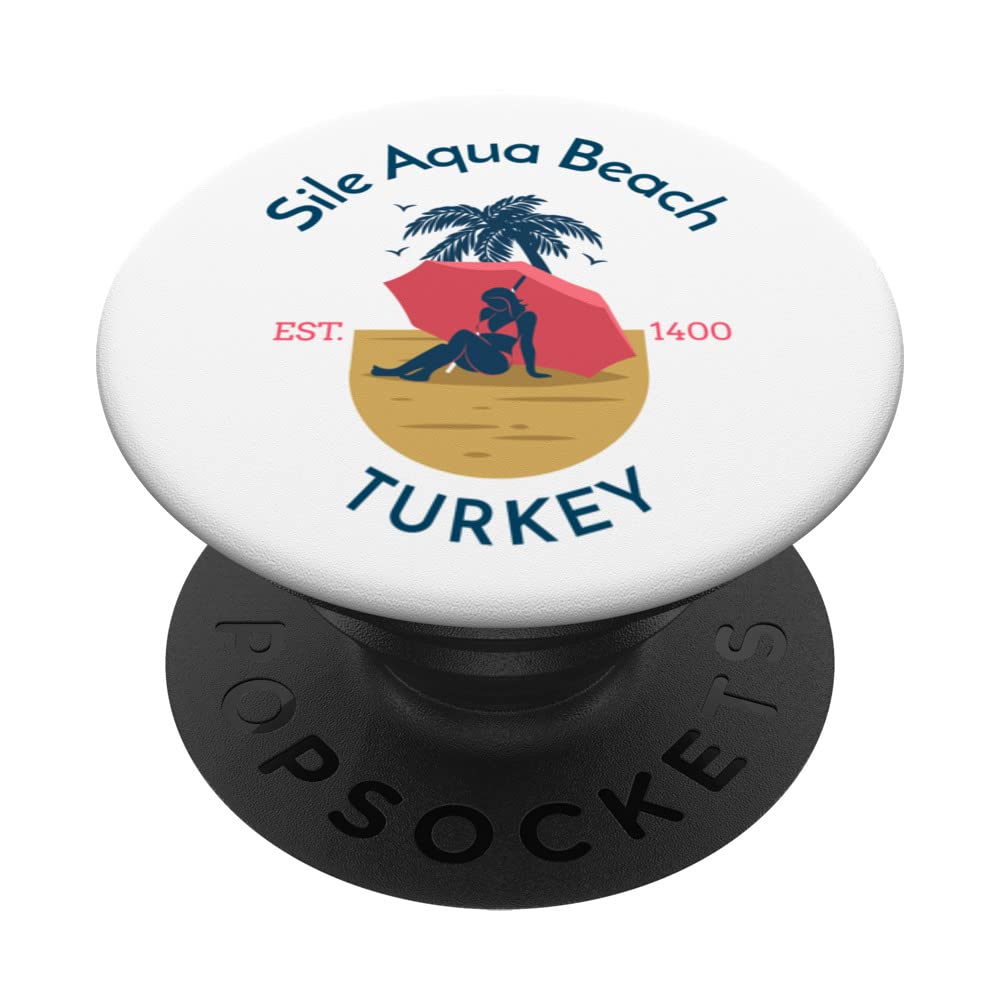 Sile Aqua Beach Turkey PopSockets Swappable PopGrip