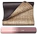 Ajna Eco Organic Yoga Mat – Natural Jute Yoga Mats – Large Non Slip – Reversible Jute PER – Carrying Strap – Extra Long Yoga Mat 72 Inch – 5mm – All Yoga – Veganthumb 1