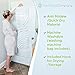 Soothing Company Full Body Bath Pillow, Bathtub Mat, Comfortable Bathtub Back Head Rest Pillow for Relaxation, Spa Cushion for Hot Tub, Quick Drying, Machine Wash, Fits Most Tubs, 50 Inches Long