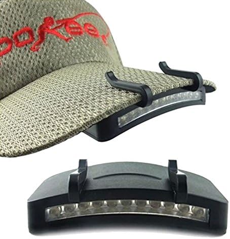 baseball cap visor light