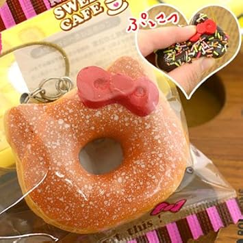 Sanrio Hello Kitty Sweets Cafe Squishy Donut Cell Phone Strap Plain Amazon Ca Electronics