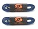 OrthoStep Waxed Very Thin Dress Round Classic Blue 30 inch Shoelaces 2 Pair Pack