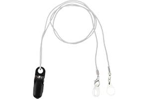Quhoxdye 1pcs Hearing Aid Clips with Lanyards-lost Holder for Seniors and Boy Girl Lightweight Durable Hearing Amplifier Reta