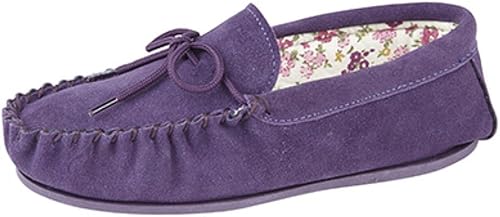 ladies suede moccasin shoes uk