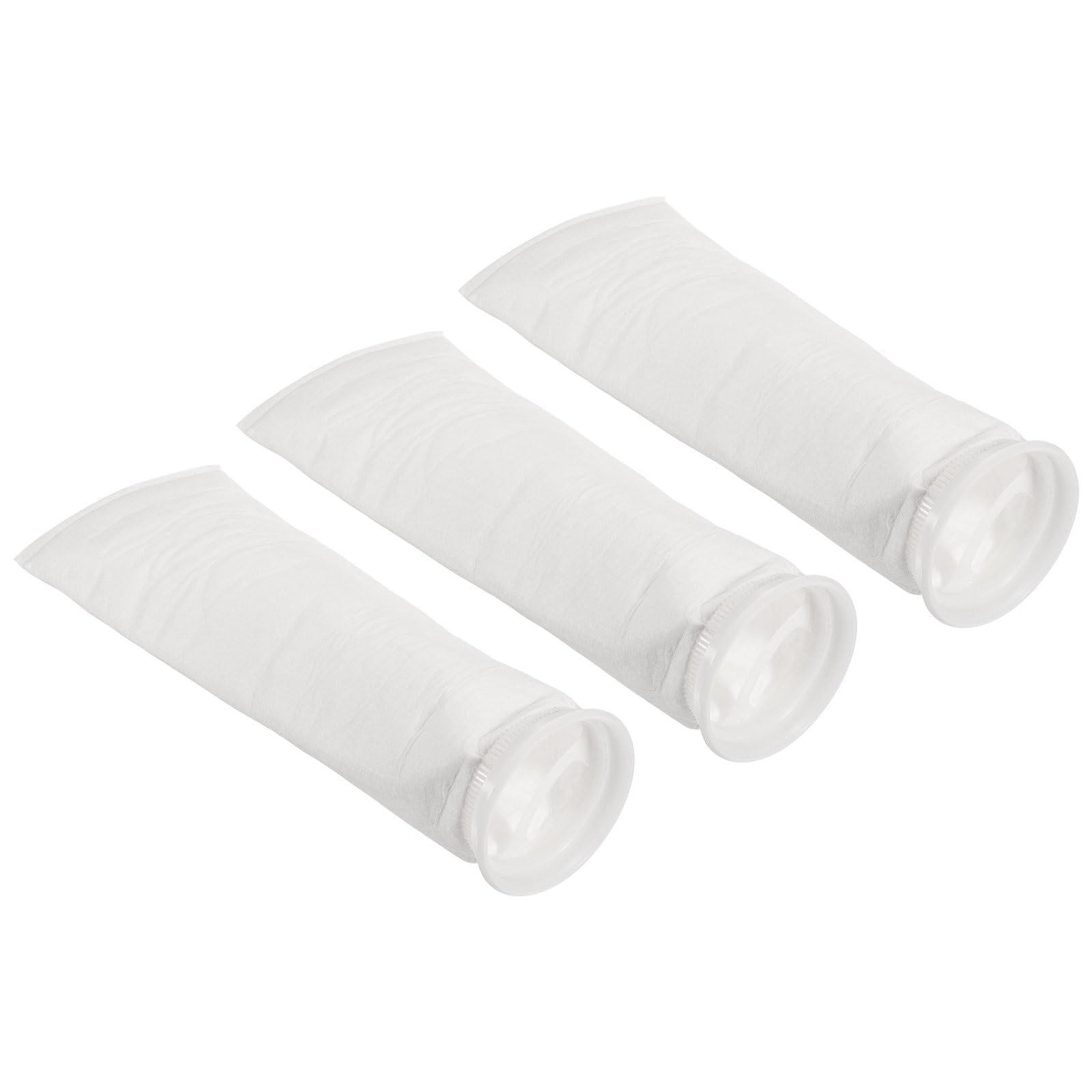 PATIKIL 4 Inch Ring Filter Socks, 3 Pack 5 Micron Mesh Bags Pool Skimmer Basket