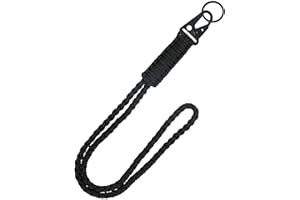 Heavy Duty Paracord Lanyard Keychain, Braided Neck Lanyard, Keychains Lanyard Necklace Hook, Braided Paracord Neck with Hook 