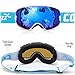 COPOZZ Ski Goggles Kids, Youth Snowboard Goggles for Boys Girls Toddler Age 2-12,OTG UV400 Helmet Compatible Skiing Equipment