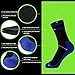 WATERFLY Waterproof Socks Breathable Sweat-Absorbing Socks for Men Women Trekking Hiking