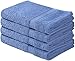 Utopia Towels - Bath Towels Set - Luxurious 600 GSM 100% Ring Spun Cotton - Quick Dry, Highly Absorbent, Soft Feel Towels, Perfect for Daily Use (Pack of 4) (16 x 28, Electric Blue)