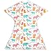 SleepingBaby Zipadee-Zip Transition Swaddle - Roomy Baby Swaddle Blanket with Zipper Convenience - Zipadee-Zoo, S (4-8 Months)
