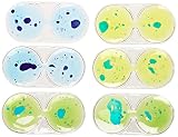 Abilitations 1285349 Hourglass Shaped Fidget Finger Squash It, Multiple Colors (Set of 6 )