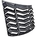 Rear Window Windshiled Louver Sun Shade Cover Matte Black in GT Lambo Style for Chevy Chevrolet Camaro 2010 2011 2012 2013 2014 2015