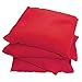 Driveway Games All Weather Cornhole Bean Bag Set. Waterproof Regulation Corn Toss Bags, Red, Set of 4