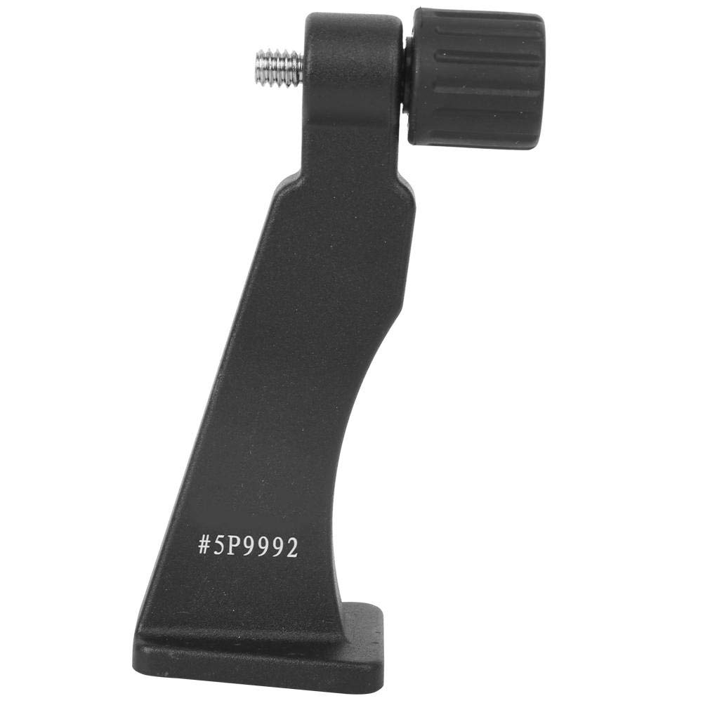 Metal Telescope Bracket 1/4 Inch Screw Mount Tripod Adapter for Binoculars Outdoor Shooting Accessory with 360° Rotating Mounting Hardware Included