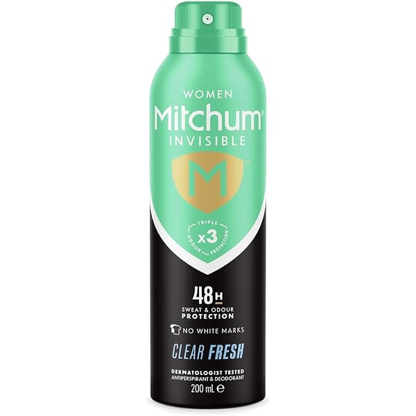 Mitchum Women Clear Gel Antitranspirant – Powder Fresh, 3.4 Oz, Ohne Alkohol, Klinisch Getestet