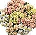 Thai Decorated 100 pcs Mini Paper Flowers Rose Mixed Yellow Color Mulberry Paper Flower 15 mm Scrapbooking Wedding Card Supplies Embellishment Craft Paper Flowers.