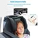 TEEPIRE Creacolyfe Car Seat Headrest Pillow, Headrest for car, Head Neck Support Detachable,Premium seat held Pillow, 180 Degree Adjustable Both Sides Travel Sleeping Cushion for Kids Adults (Black)
