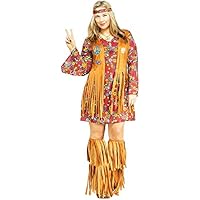Fun World Women's Peace Love Hippie Costume