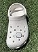 Croc Volleyball Charms for Crocs and Jibbitz Bracelets (White)