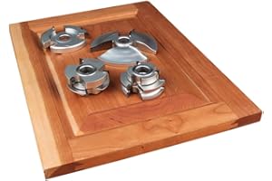 Infinity Cutting Tools 4-Pc. Cabinet Door Shape-Up Shaper Cutter Sets - Ogee