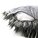OJIA Deluxe Home Decorative Super Soft Plush Mongolian Faux Fur Two Colors Throw Pillow Cover Cushion Case (18 x 18 Inch, Fox Grey)