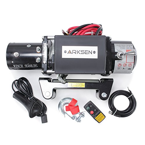 image for Arksen Recovery Electric Winch 12V 9500lbs Capacity Wireless Remote To