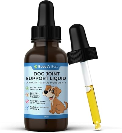 Buddy's Best Joint Support Liquid for Dogs 50ml Turmeric Natural Formula