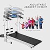 ROYWY-Compact-Electric-Treadmill-Folding-Running-Walking-MachineLED-Screen-with-3-Programs-Max-Speed-6kmhFolds-Away-Home-Office-Use ROYWY Compact Electric Treadmill Folding Running Walking Machine,LED Screen with 3 Programs Max Speed 6km/h,Folds Away…