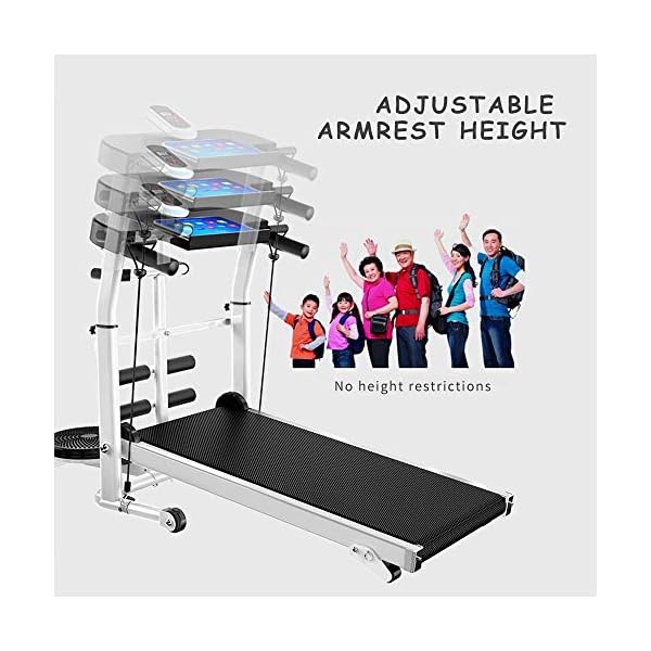 ROYWY-Compact-Electric-Treadmill-Folding-Running-Walking-MachineLED-Screen-with-3-Programs-Max-Speed-6kmhFolds-Away-Home-Office-Use ROYWY Compact Electric Treadmill Folding Running Walking Machine,LED Screen with 3 Programs Max Speed 6km/h,Folds Away…