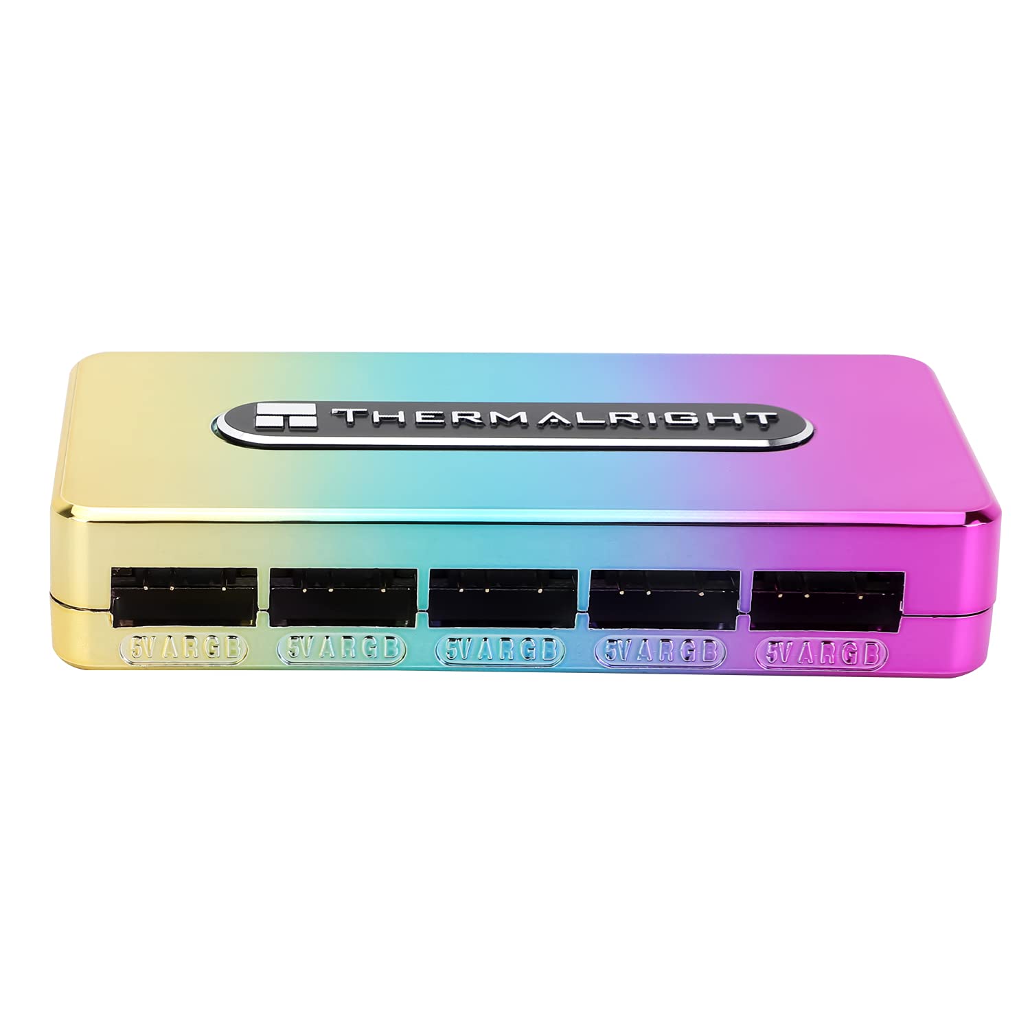 Thermalright ARGB Fan HUB Controller Support 8 Groups of Fans, 8-Port 3 Pin PC Fan Controller, 5V Fan Hub, Strong Paste+Magnetic Suction (FAN HUB ARGB REV×10)
