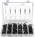 Clipsandfasteners Inc 115 Pc. Nylon Pop Rivet Assortment Compatible w/ GM Ford Chrysler VW