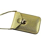 OOOUSE Universal PU Leather Cellphone Bag Pouch for iphone 5 5S,Samsung Galaxy Note 2 ,Galaxy S3 , S4 / Htc One / Motorola / Nokia Lumia (Gold)