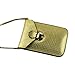 OOOUSE Universal PU Leather Cellphone Bag Pouch for iphone 5 5S,Samsung Galaxy Note 2 ,Galaxy S3 , S4 / Htc One / Motorola / Nokia Lumia (Gold)