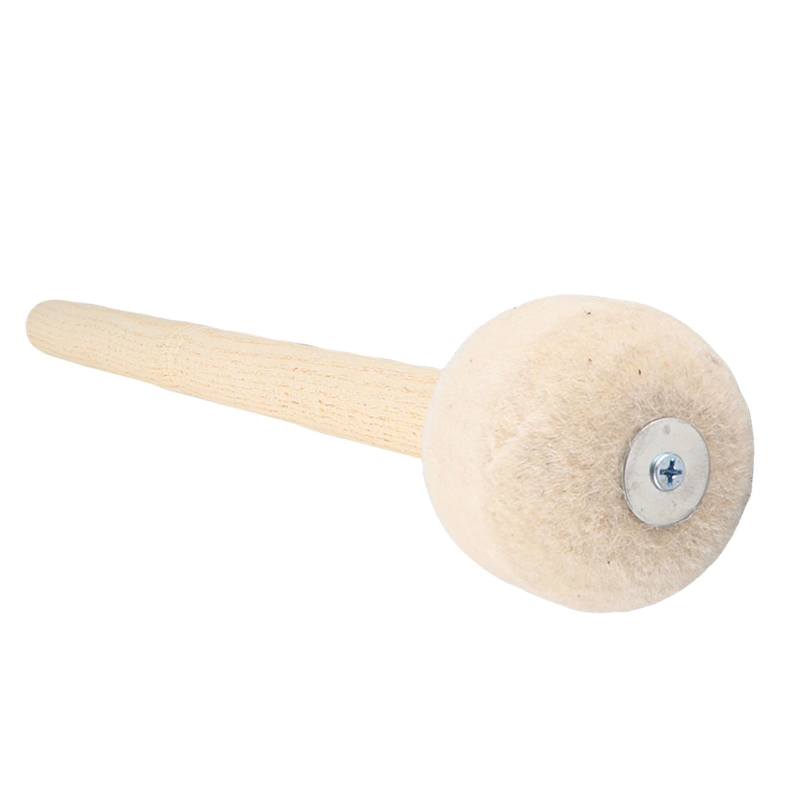 Dilwe Drum Mallet, 1 Piece Wooden Felt Bass Drum Stick Mallet Drumsticks Percussion Instrumental Drum Accessories