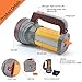 BIGSUN Super Bright LED Searchlight USB Rechargeable Outdoor Spotlight 15600 mAh 6000 Lumens Flashlight Portable Handheld Multi-function Camping Torch Light Long Shots Lamp USB Power Bank