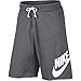Nike Sportswear GX Shorts,Carbon Heather/White,Medium