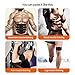 UYGHHK Abs Stimulator Muscle Trainer Ultimate Abs Stimulator Muscle Toner Toning Belt EMS ABS Toner Fitness Equipment for Abdomen/Arm/Leg + Butterfly Massager,10 Extra Gel Pads
