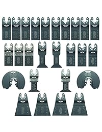 26 x topstools faka26 a un ajuste rápido OMT Mix Cuchillas para Dewalt Bosch Fein Makita Milwaukee Craftsman Chicago Ridgid Ryobi Rockwell (Hyperlock) Porter Cable multi herramienta accesorios