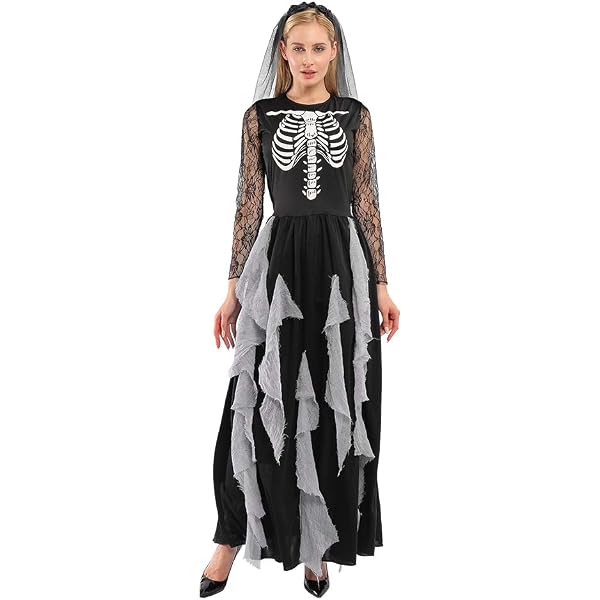 ladies skeleton dress Amazon.com: Karnival Costumes Skeleton Lady Of The Crypt Dress Women's  Costume X-Small 2-4 : Clothing, Shoes & Jewelry